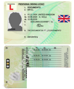 UK provisional driving licence for foreigners - Buy Provisional License Online