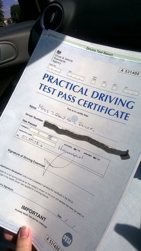 How can I pass the driving test?