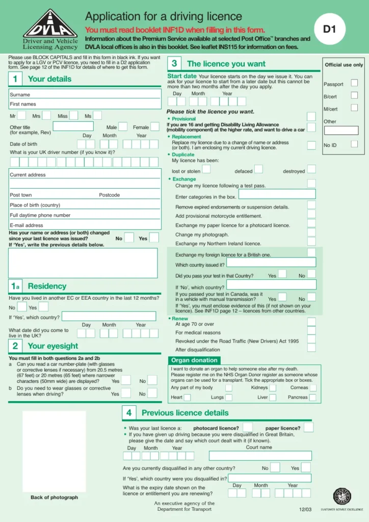 The UK D1 Form Everything You Need To Know